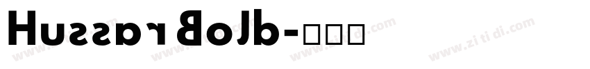 Hussar Bold字体转换